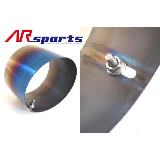 86/GR86(ZN6/ZN8)ARsportsマフラー砲弾シングルチタンテールカバー付き