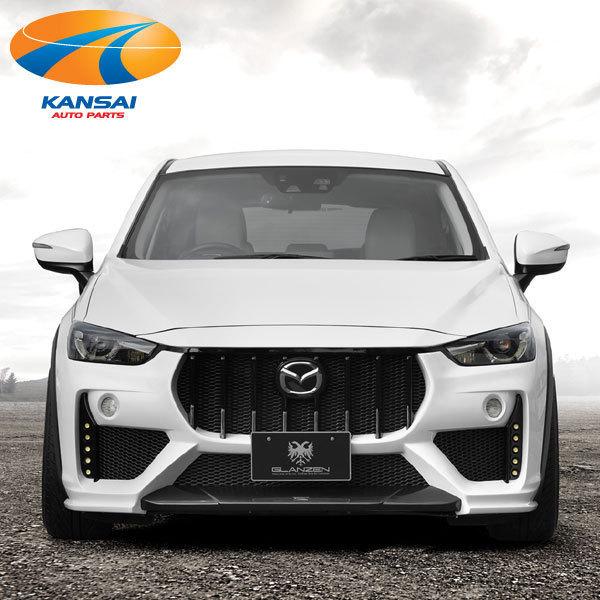 CX-3【DK##W】フロントバンパーLED無しエアロパーツ