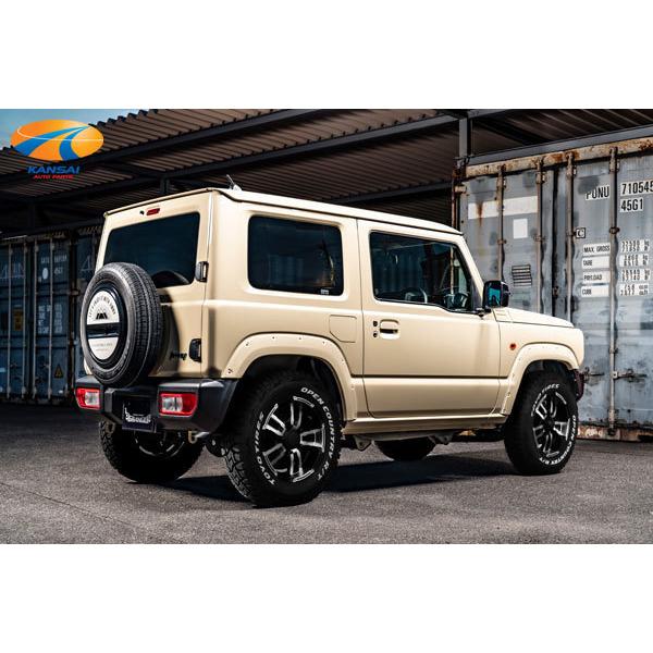 JB64 ジムニー オーバーフェンダーキット シボ無し ブラック GRANGIO