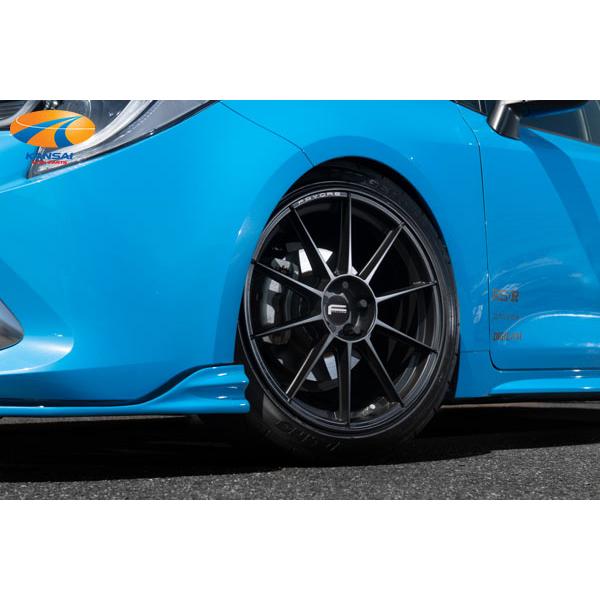 アルミホイール F10S 18インチ×8.5+45 5H/100 φ56.1 マットブラック 2 