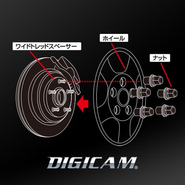 トヨタ用ワイドトレッドスペーサー＆スーパーロングナット10個 PCD114