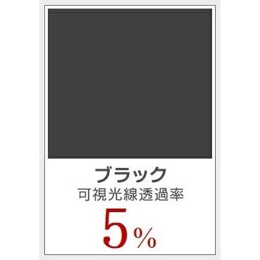 ブラック5％　運転席・助手席　簡単ハードコートフィルム　アリオン T24#　カット済みカーフィ｜kansaicarfilm｜05