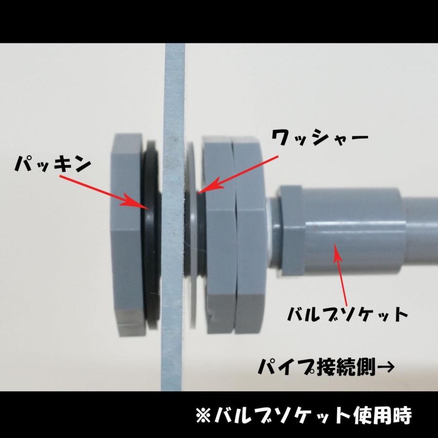 継手 穴開け配管 PVC フィッティング 25A FKM パッキン 関西化工 : 水