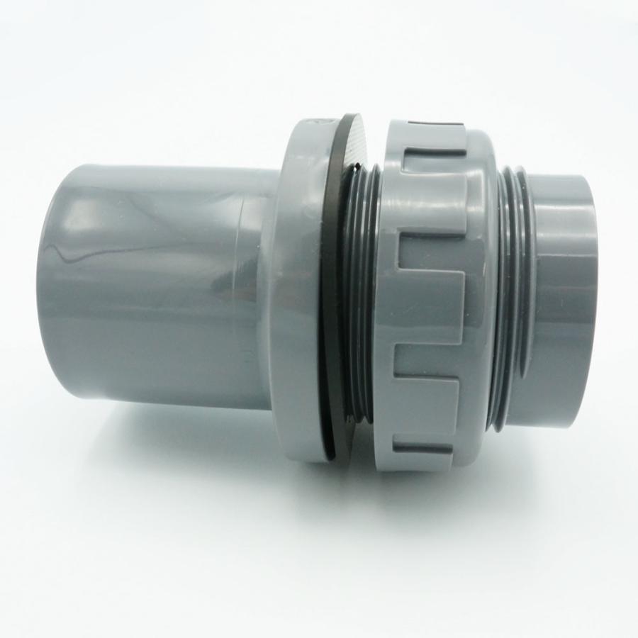 継手 穴開け配管 ネジ付ソケット パッキン付 ストレート PVC 30A 関西