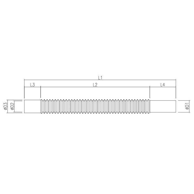 ホース 塩ビ製 ジャバラホース 関西化工 (13A×230L) : 水処理 ホース 塩ビ製 ジャバラホース 関西化工 (13A×230L) : 水処理