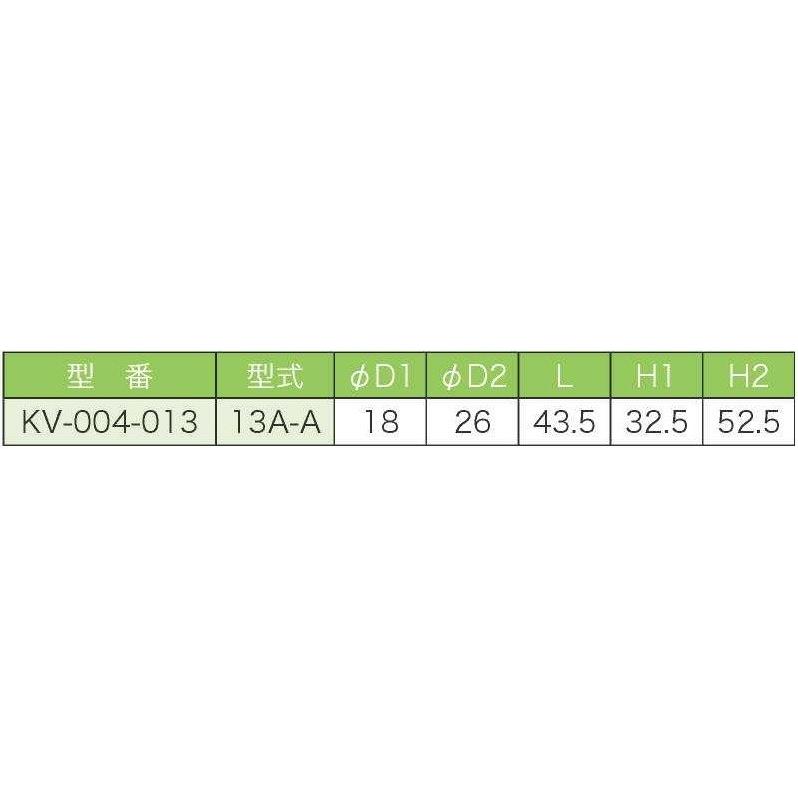 バルブ ブロワ リニアコック L型 13A-A (黄) 風量調整 目盛つき 関西化工｜kansaikako｜03