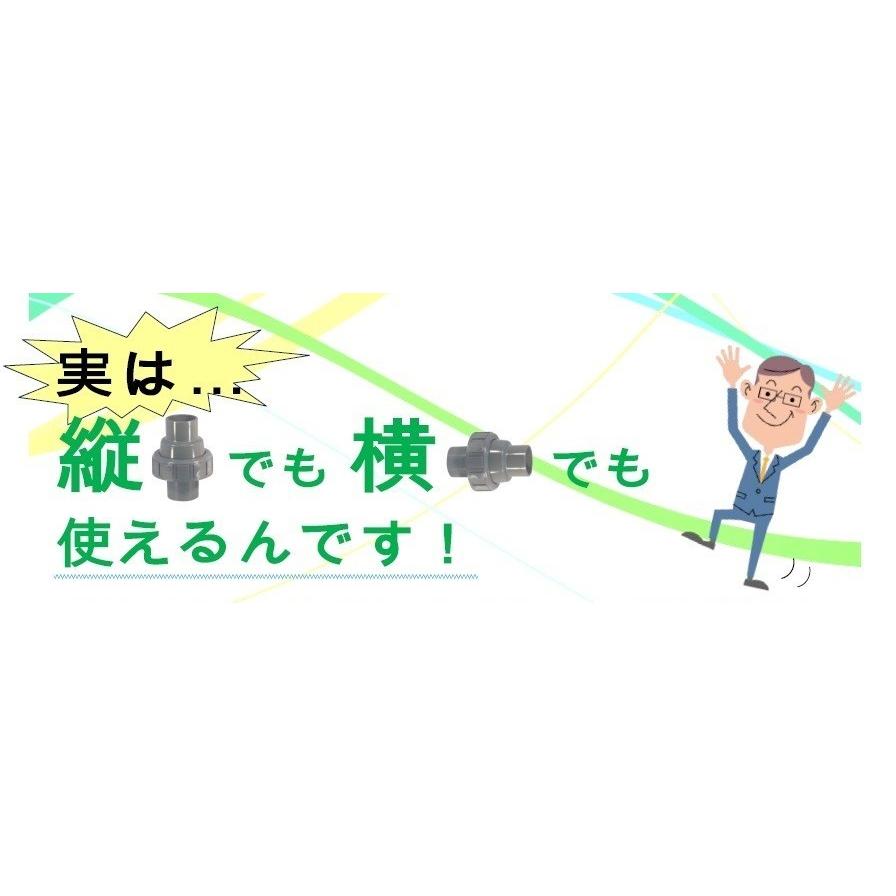 関西化工 逆止弁 ポンプ チャッキ弁 逆流防止 コンパクトスウィングチェックバルブ 40A 10個セットの画像