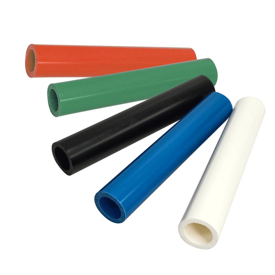 塩ビ カラーパイプ VP13A相当 PVC 10cm 外径18mm×長さ100mm 白 関西