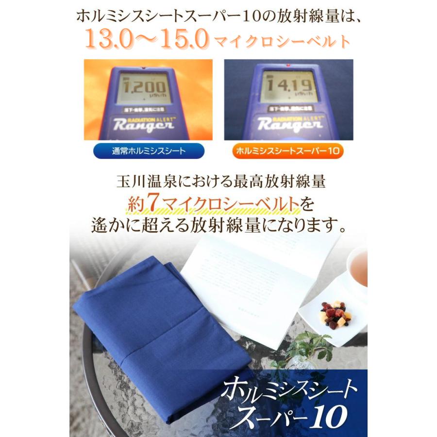 ホルミシスシート スーパー10 玉川温泉 岩盤浴 最高放射線量の ホルミシスシート スーパー10 玉川温泉 岩盤浴 最高放射線量の