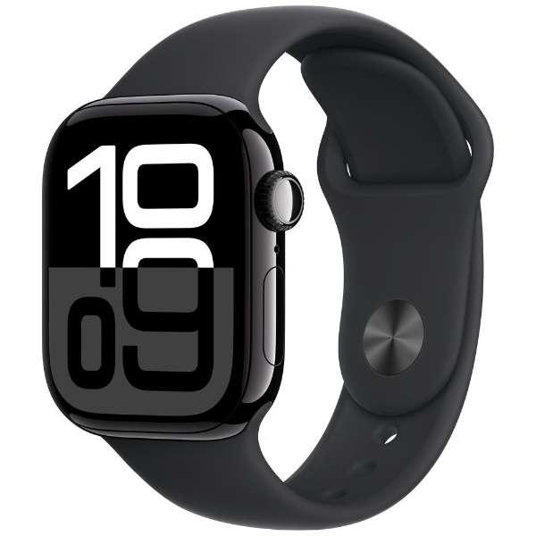 Apple Watch Series 10（GPS + Cellularモデル）- 46mm アルミニウムケース MWY33J/A【ジェットブラックアルミニウムケースとブラックスポーツバンド - S/M】 買取価格比較