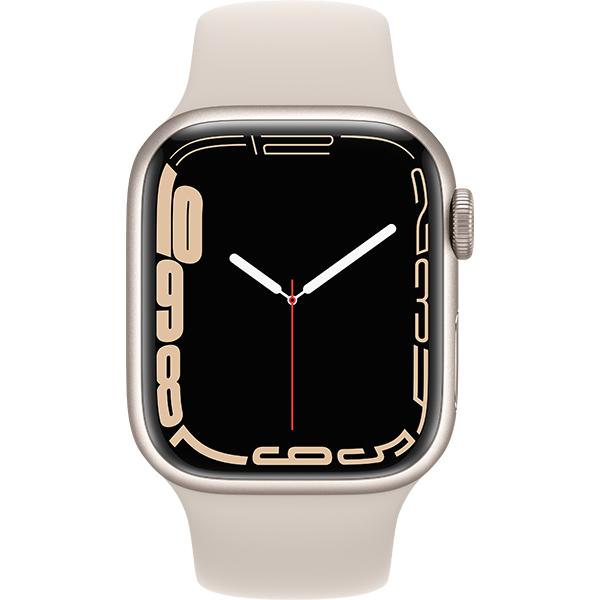 Apple Watch Series 7（GPSモデル）- 45mmスターライトアルミニウム 