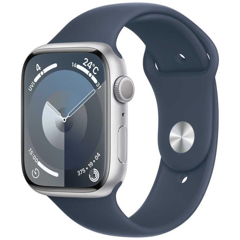 Apple Watch Series 9 GPSモデル - 41mmシルバーアルミニウムケースと 