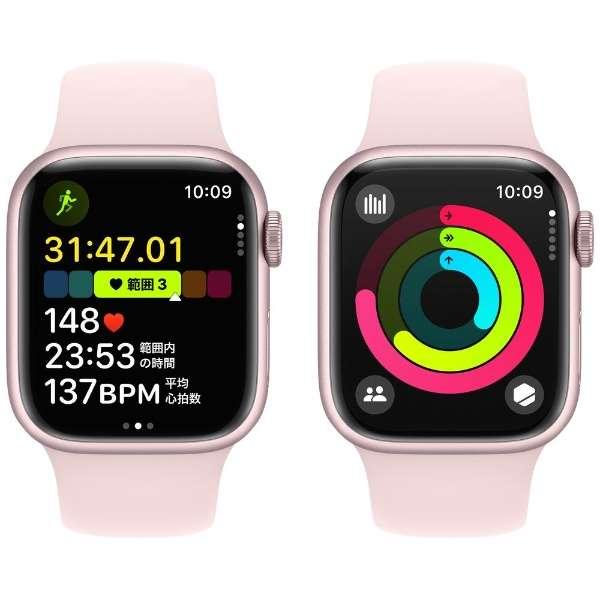 Apple Watch Series 9 GPS + Cellularモデル - 45mmピンク Apple Watch Series 9 GPS + Cellularモデル - 45mmピンク