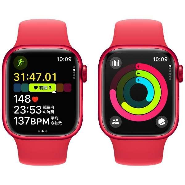 Apple Watch Series 9 GPS + Cellularモデル - 45mm PRODUCTREDアルミニウムケースとPROODUCTREDスポーツバンド - S/M MRYE3J/A｜kantanshop｜06