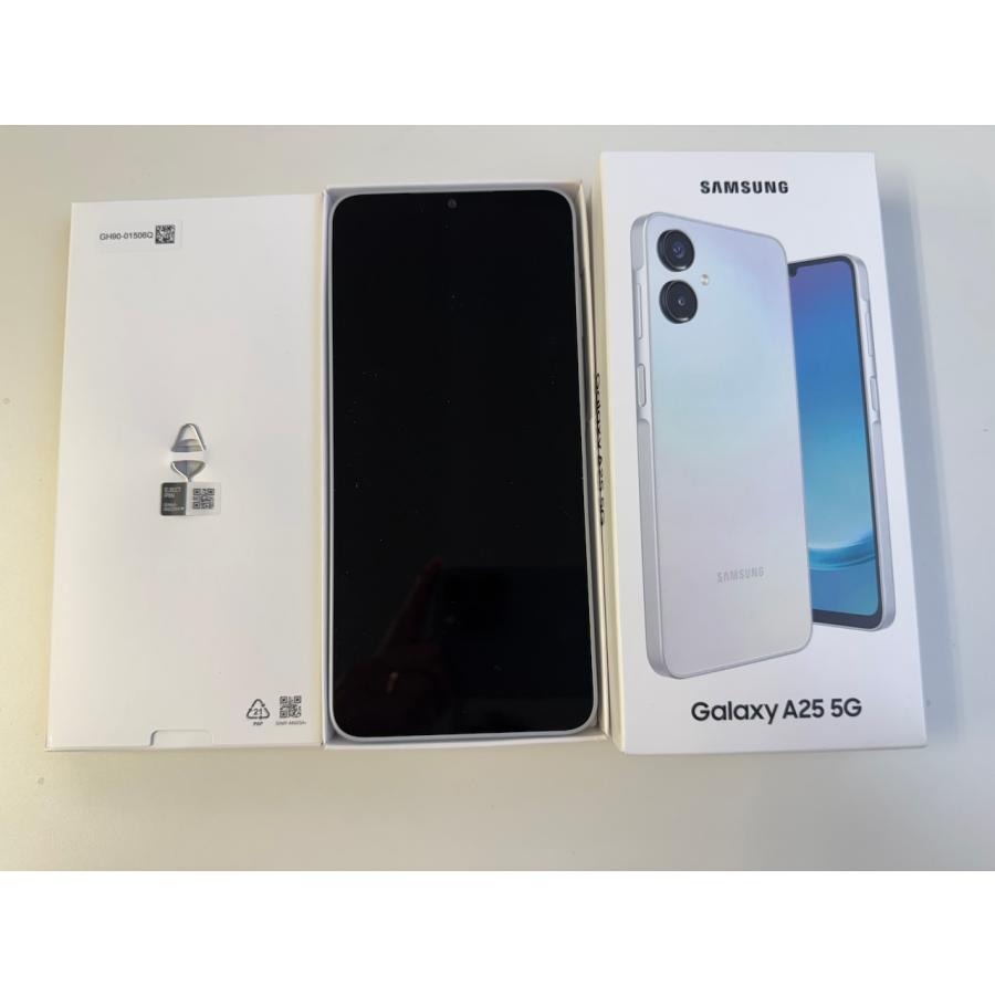 Au Galaxy A25 5G ライト ブルー 4GB 64GB SCG33SFFA 新品.未使用  SIMフリーの画像