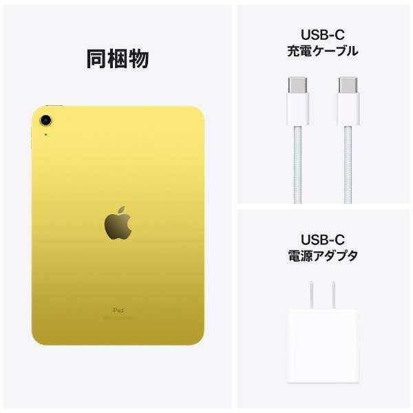 新品 iPad 10.9インチ 第10世代 Wi-Fi 64GB 2022年秋モデル MPQ23J/A イエロー｜kantanshop｜07