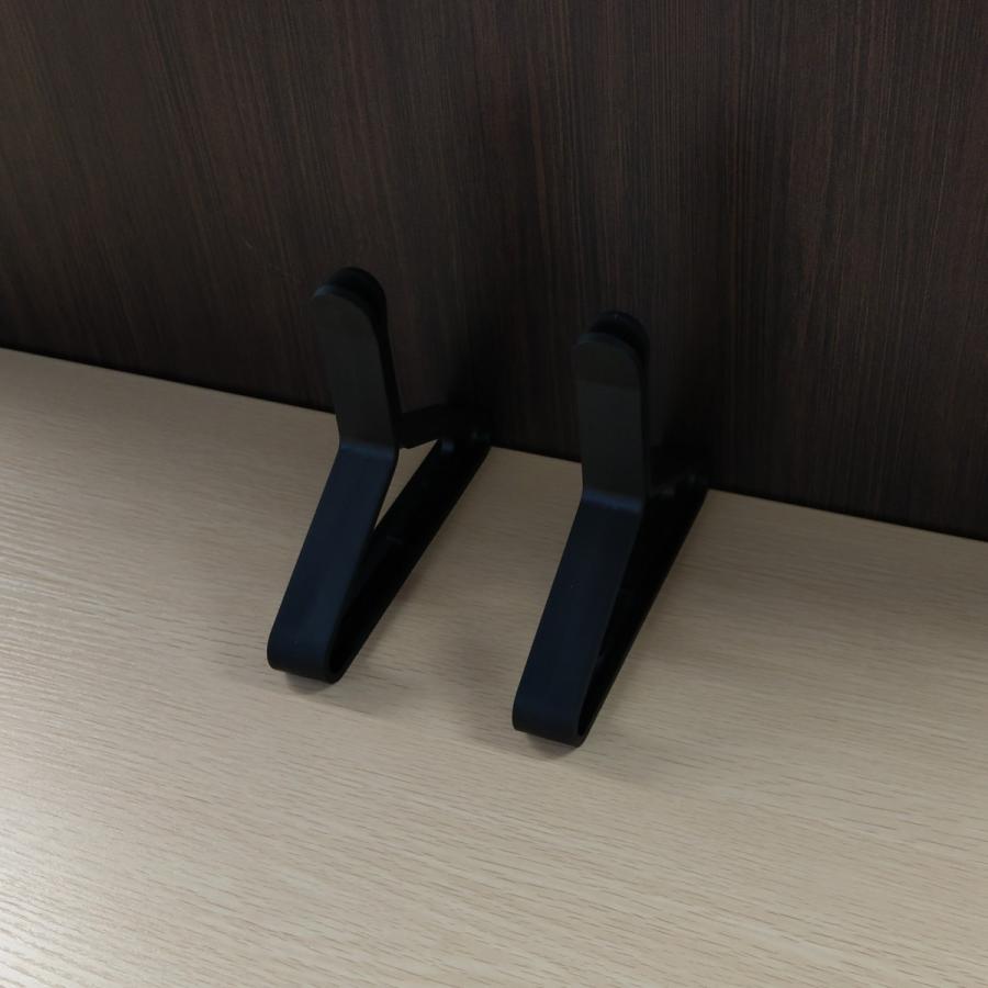 【飛沫防止パーテーション用スタンド】パステルカラースタンド　ブラック | ブランド登録なし