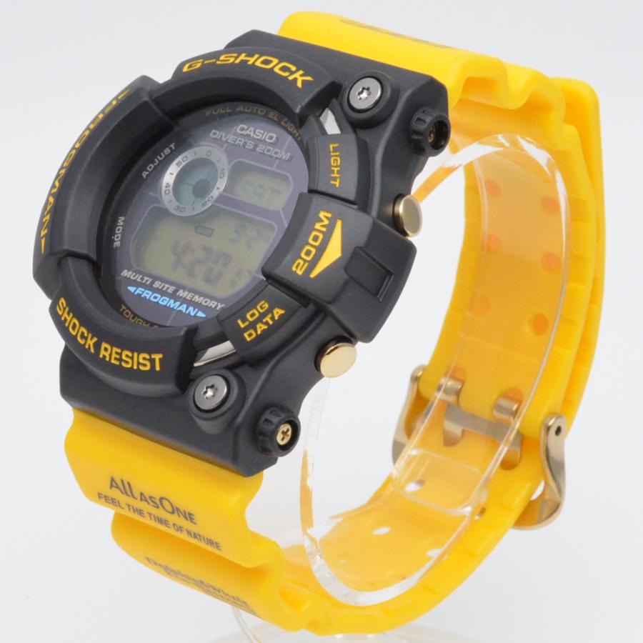 CASIO カシオ GW-204K-9JR G-SHOCK イルカクジラモデル ブラック イエロー チタン×樹脂 FROGMAN タフソーラー 49mm 遊郭欠品 メンズ時計 【中古】 :1