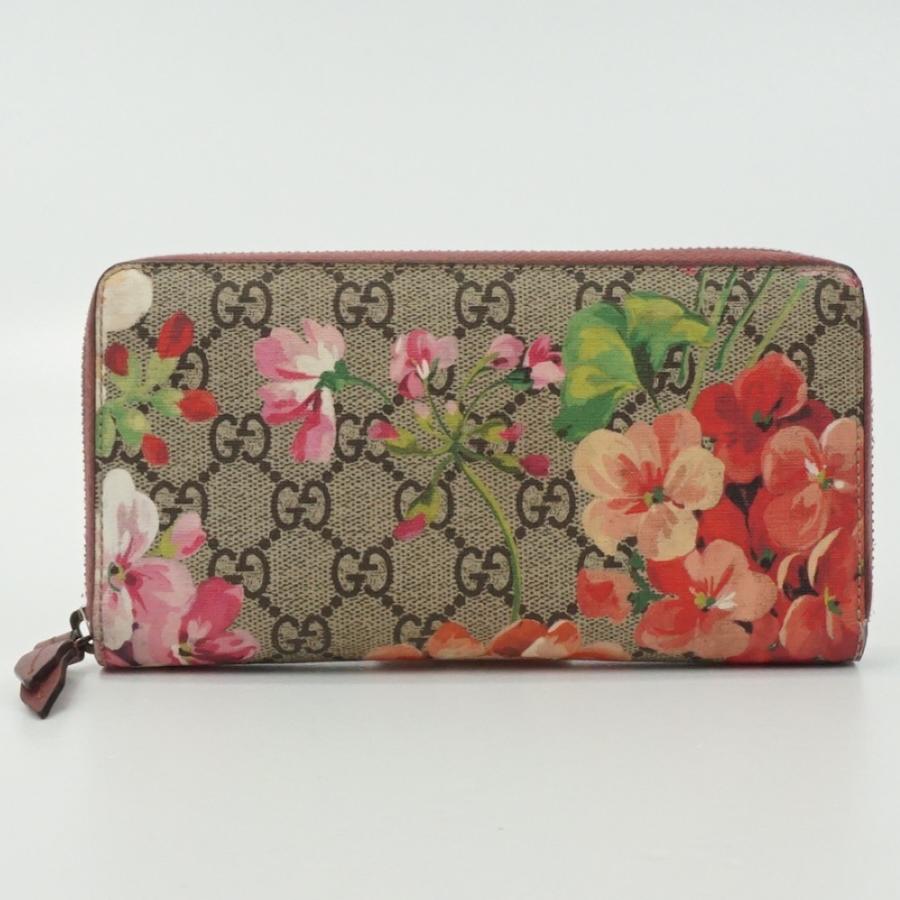 GUCCI GUCCI グッチ 404071 GGブルームス ラウンドファスナー長 GUCCI GUCCI グッチ 404071 GGブルームス ラウンドファスナー長