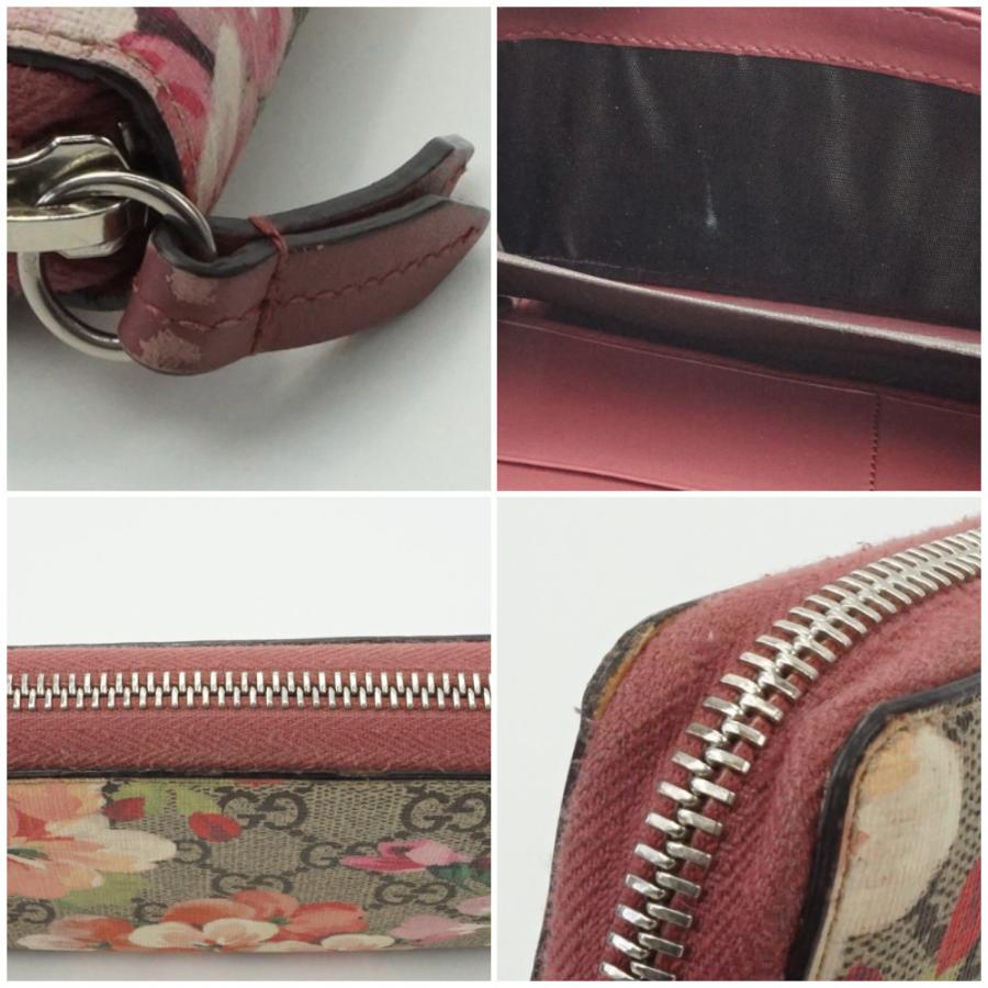 GUCCI GUCCI グッチ 404071 GGブルームス ラウンドファスナー長 GUCCI GUCCI グッチ 404071 GGブルームス ラウンドファスナー長