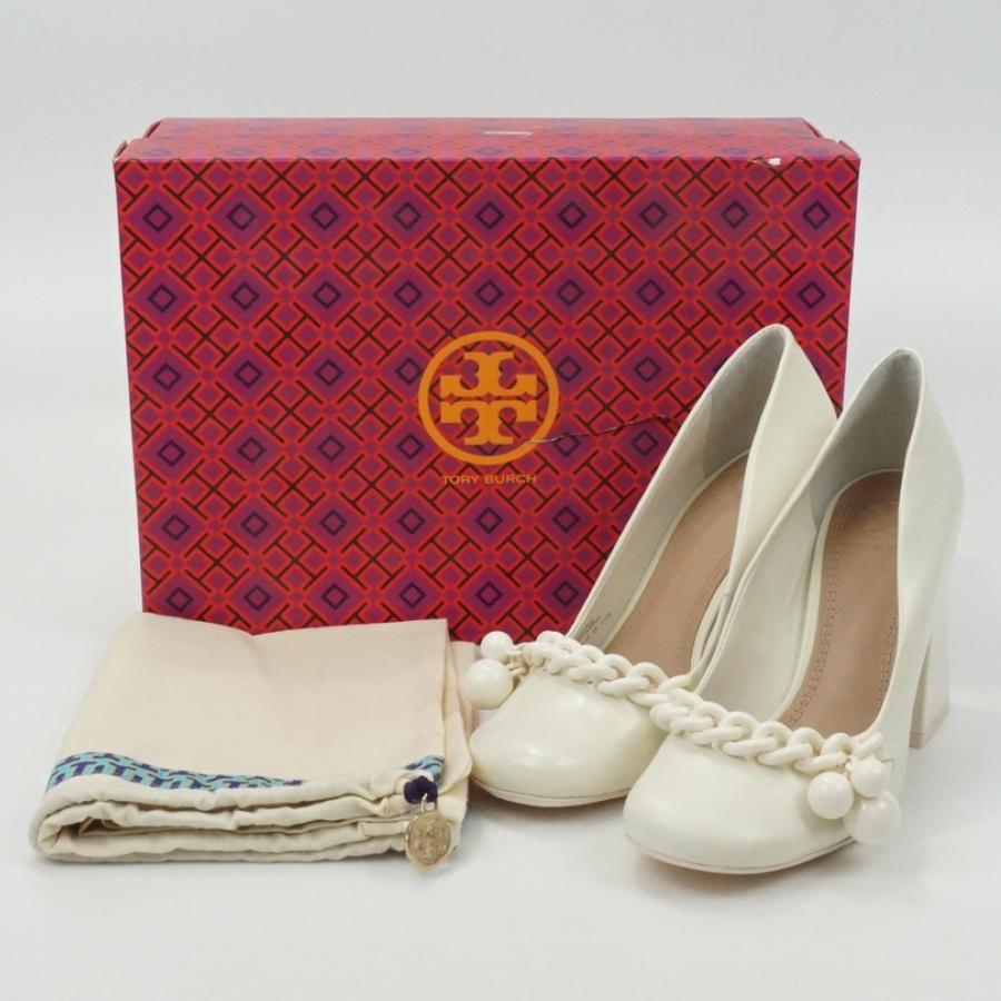 TORY BURCH BURCH トリーバーチ 44916 チャンキーヒールパンプス TORY BURCH BURCH トリーバーチ 44916 チャンキーヒールパンプス