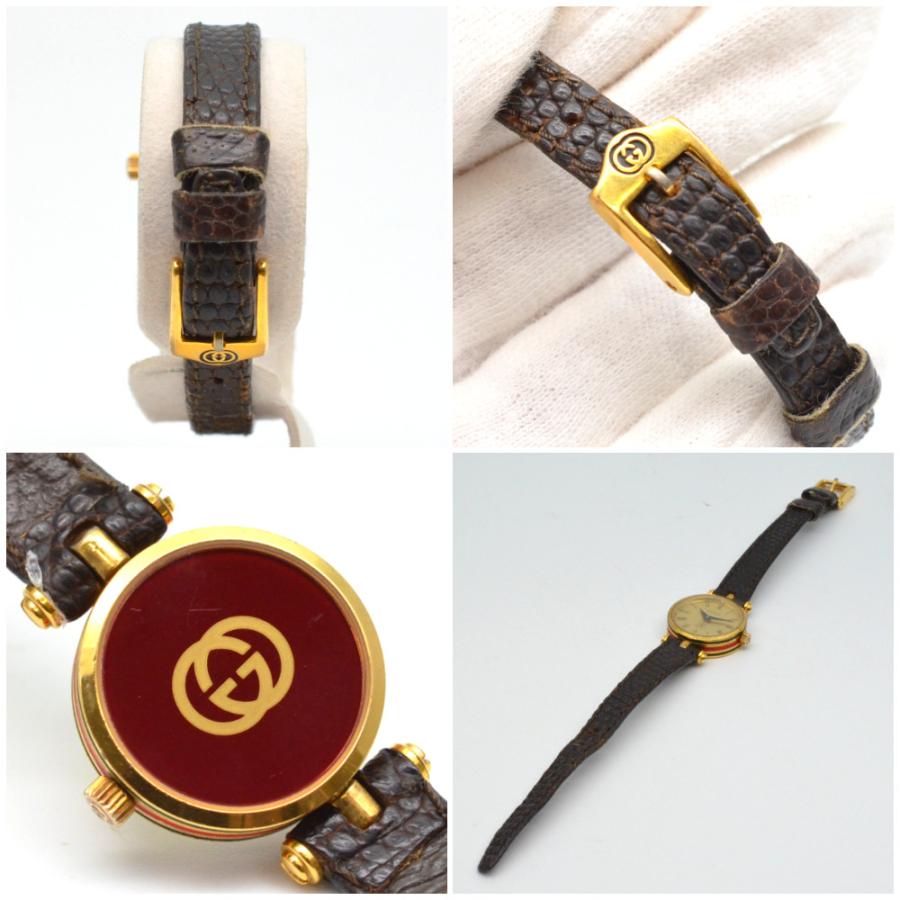 GUCCI GUCCI グッチ シェリーライン クォーツ時計 ゴールド GUCCI GUCCI グッチ シェリーライン クォーツ時計 ゴールド