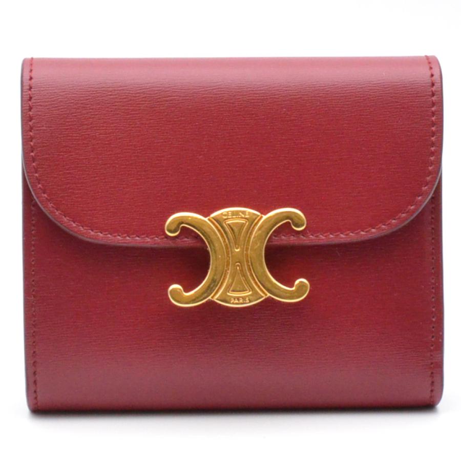 CELINE CELINE セリーヌ 10D783 トリオンフ スモールフラップ CELINE CELINE セリーヌ 10D783 トリオンフ スモールフラップ