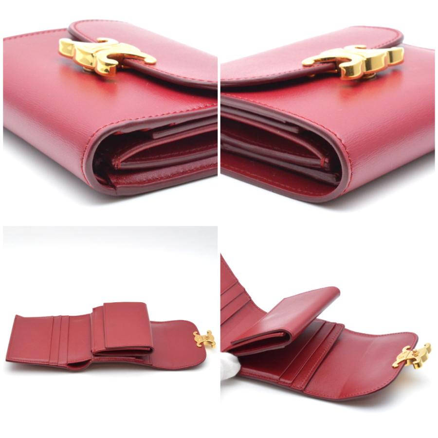 CELINE CELINE セリーヌ 10D783 トリオンフ スモールフラップ CELINE CELINE セリーヌ 10D783 トリオンフ スモールフラップ