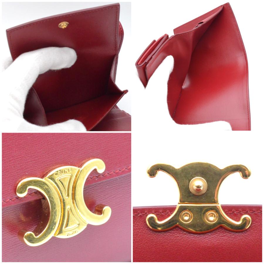 CELINE CELINE セリーヌ 10D783 トリオンフ スモールフラップ CELINE CELINE セリーヌ 10D783 トリオンフ スモールフラップ