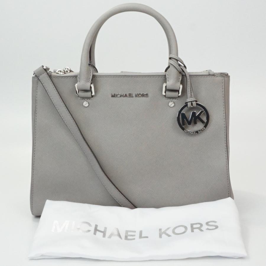 MICHAEL KORS　マイケルコース　2WAYバッグ　グレー系　シルバー金具　ハンドバッグ　ショルダーバッグ　レディースバッグ　【中古】｜kanteikyoku-morioka｜09