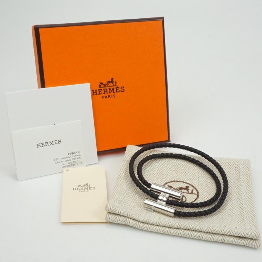 HERMES エルメス トゥルニ トレッセ レザーブレスレット ブラック×シルバー金具 サイズ表記T4 腕周り実寸サイズ約18cm 男女兼用 【中古】 : 1-240002046796 : かんてい局盛岡店 - 通販 - Yahoo!ショッピング HERMES エルメス トゥルニ トレッセ レザーブレスレット ブラック×シルバー金具 サイズ表記T4 腕周り実寸サイズ約18cm 男女兼用 【中古】 : 1-240002046796 : かんてい局盛岡店 - 通販 - Yahoo!ショッピング
