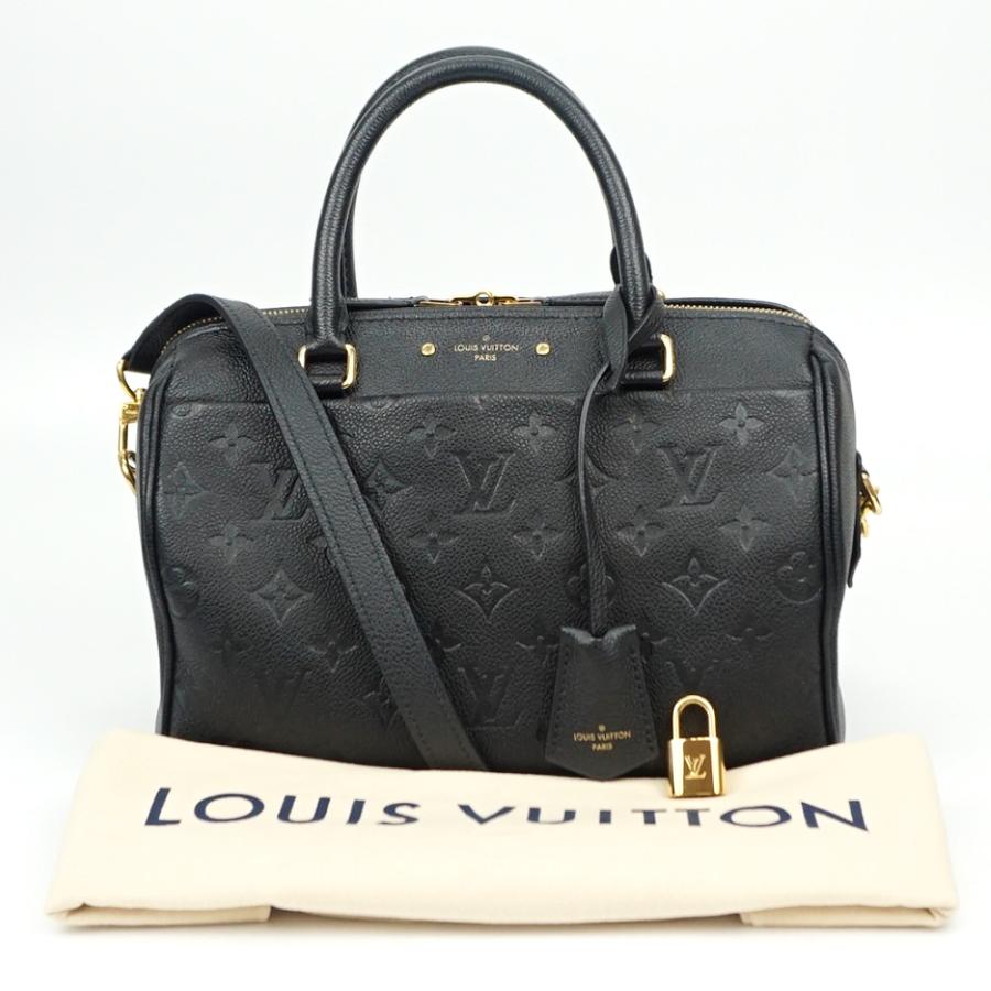 LOUIS VUITTON　ルイヴィトン　M42401　スピーディーバンドリエール25　モノグラム・アンプラント　ノワール　ショルダーバッグ　レディース　【中古】｜kanteikyoku-morioka｜10