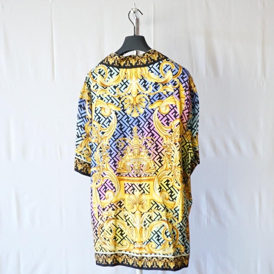 フェンダーチェ フェンディ×ヴェルサーチ 22SS ズッカバロック 半袖 シャツ フェンダーチェ フェンディ×ヴェルサーチ☆22SS ズッカバロック