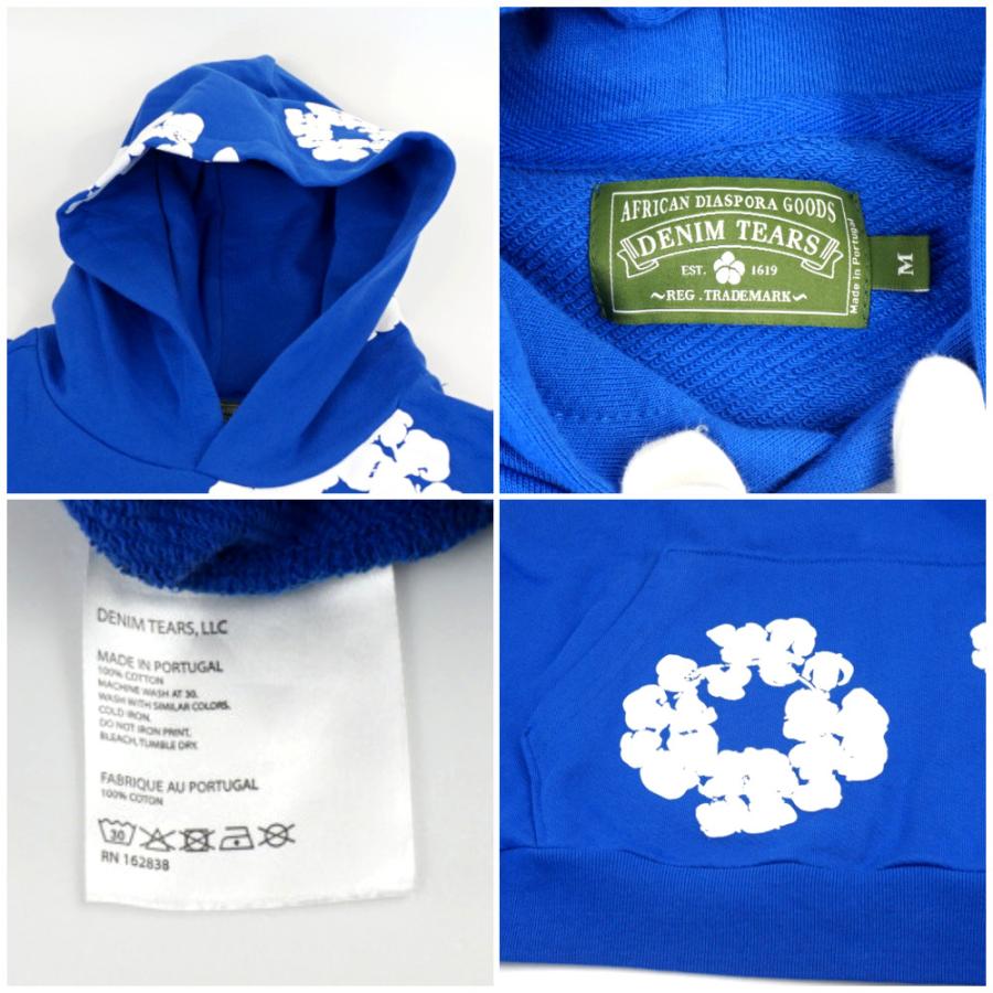 DENIM TEARS TEARS デニムティアーズ プルオーバーパーカー DENIM TEARS TEARS デニムティアーズ プルオーバーパーカー