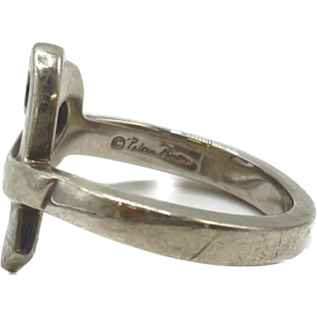 【美品】Tiffany&Co. ダブルラビングハート リング 11.5号 送料無料】 TIFFANY & Co. ダブル ラビング ハートリング