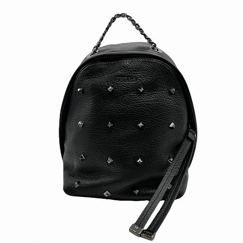 FURLA 【美品】FURLA フルラ カーフ BNS7 レザー リュックサック ミニ 
