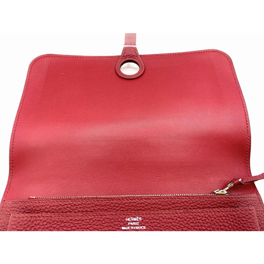HERMES エルメス ドゴンGM 二つ折り長財布 T刻印 メンズ HERMES エルメス ドゴンGM 二つ折り長財布 T刻印 メンズ