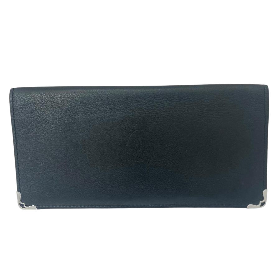 未使用品 Cartier カルティエ マストライン 二つ折り 長財布 箱付き 黒 Cartier 【中古】｜Cartier カルティエ マストライン 札入れ ブラック