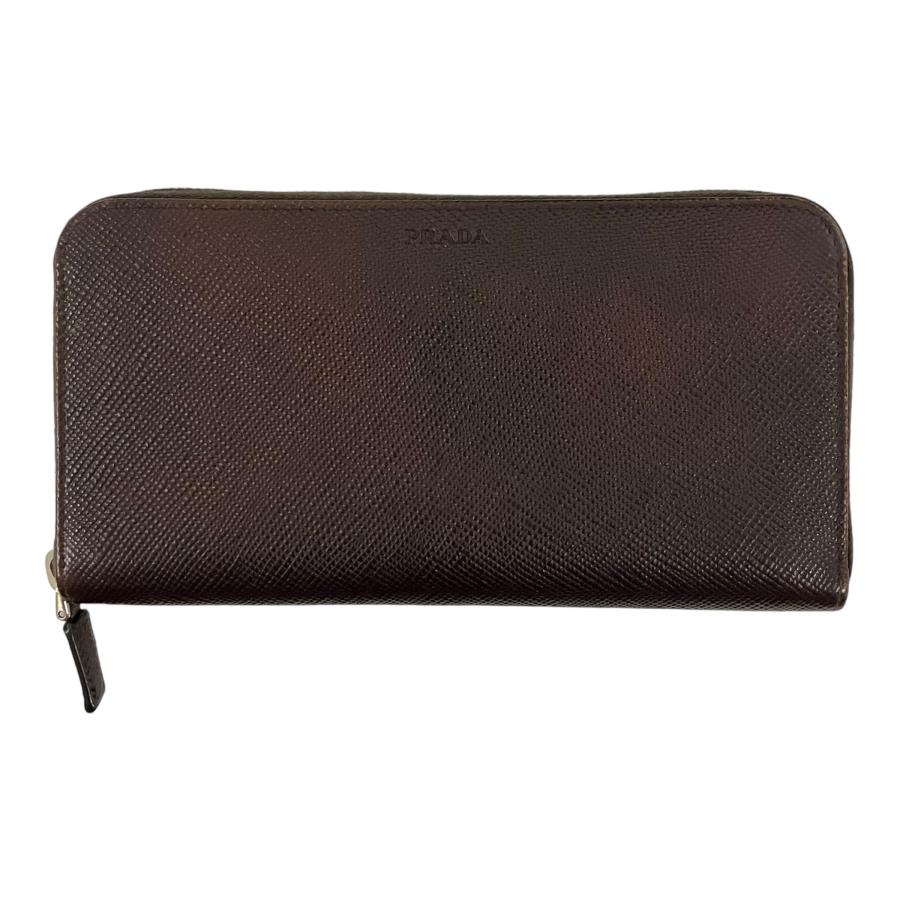 PRADA（プラダ） 2ML317 サフィアーノ キュイール ラウンドファスナー