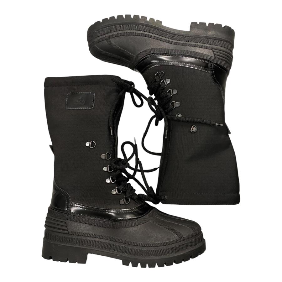 GUCCI グッチ レースアップスノーブーツ ブラック系 レディース GUCCI グッチ レースアップスノーブーツ ブラック系 レディース
