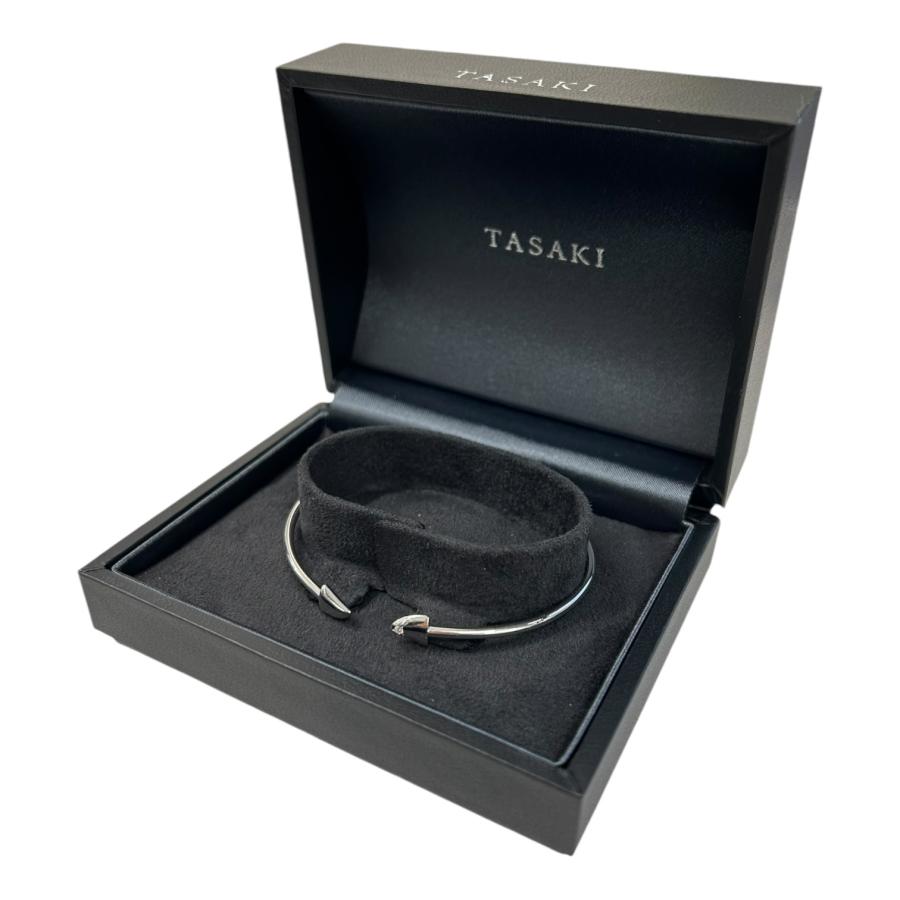TASAKI タサキ K18WG 1Pダイヤ ソーンズバングル レディース TASAKI タサキ K18WG 1Pダイヤ ソーンズバングル レディース
