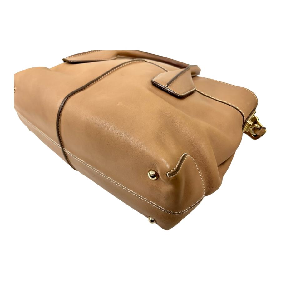 美品 トッズ TOD'S 2way Dバッグ  ショルダーバッグ ベージュ TOD'S（トッズ） TOD'S 2WAY ハンドバッグ Dバッグ ショルダーバッグ