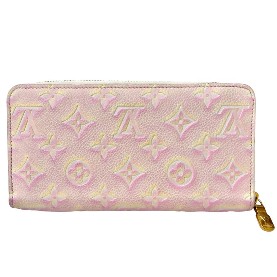 ルイヴィトン M81299 長財布 ピンク LOUIS VUITTON ジッピー