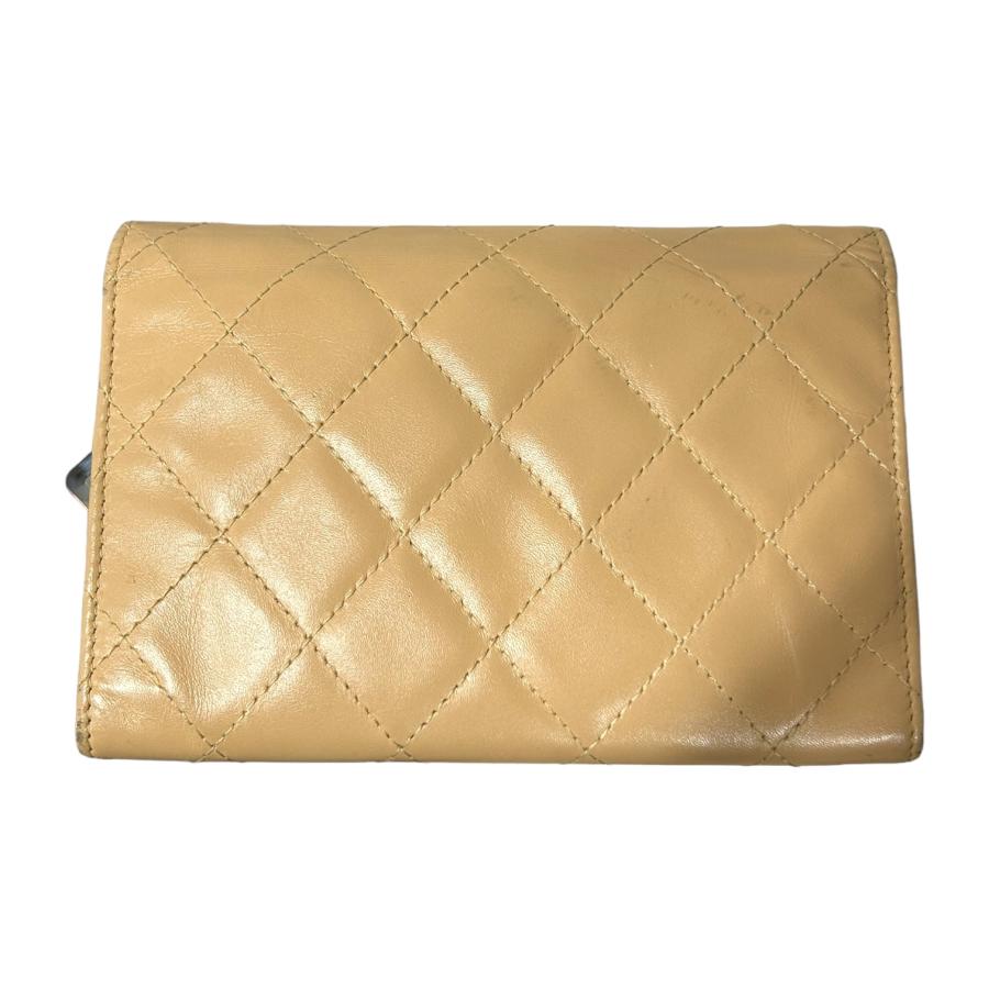 CAMBON CHANEL シャネル A26722 カンボン二つ折り財布 イエロー CAMBON CHANEL シャネル A26722 カンボン二つ折り財布 イエロー