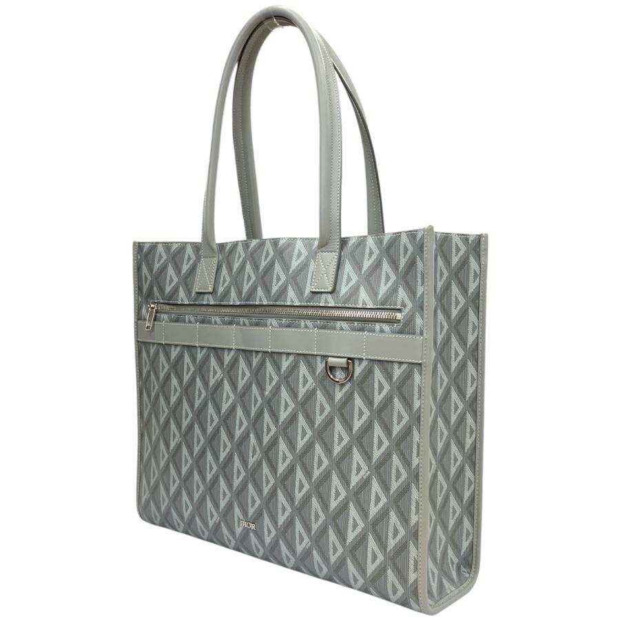 CHRISTIAN DIOR トートグレー クリスチャンディオールブックトート スモール 白/グレー ユニセックス
