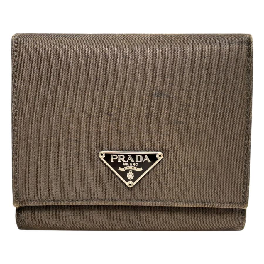 新品未使用✨PRADA プラダ　M176 三つ折り財布　三角ロゴ　ナイロン 黒 PRADA（プラダ） M176 三つ折り財布 ナイロン 三角ロゴプレート