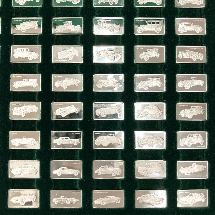 偉大なる自動車100種」純銀製ミニチュア・コレクション フランクリン