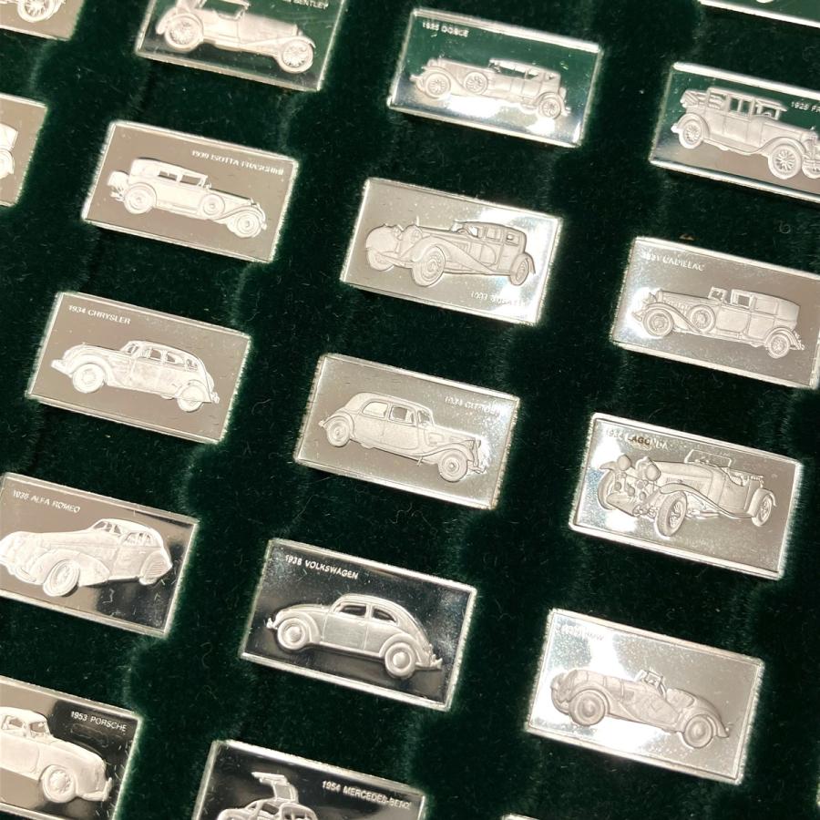 [超超超レア未使用] 偉大なる自動車100種 純銀製ミニチュアコレクション 偉大なる自動車100種」純銀製ミニチュア・コレクション フランクリン
