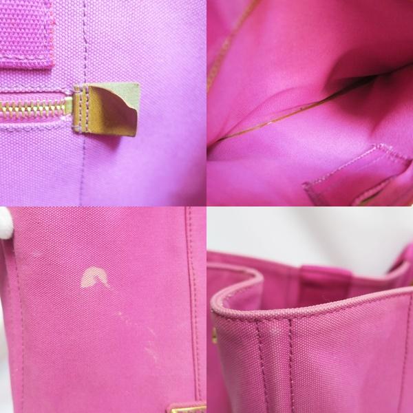 PRADA プラダ BN1872 カナパ トートバッグ ピンク中古品 used AB PRADA プラダ BN1872 カナパ トートバッグ ピンク中古品 used AB