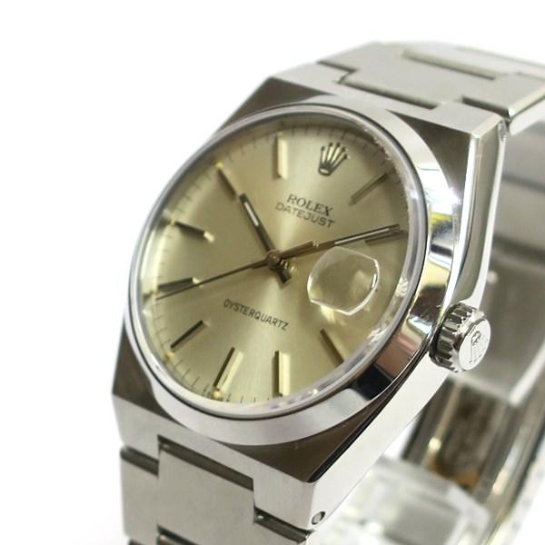 ROLEX ロレックス 17000 デイトジャスト オイスタークオーツ メンズ 腕時計 55番台 SS 中古品 used AB｜kanteikyokukounan｜02